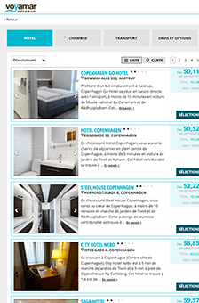 Réservation hôtels et vols